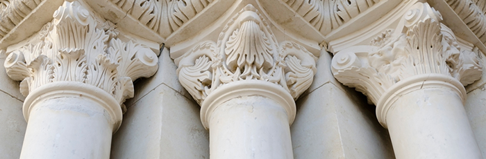 Toscano stone columns