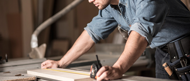 contractor at a table.