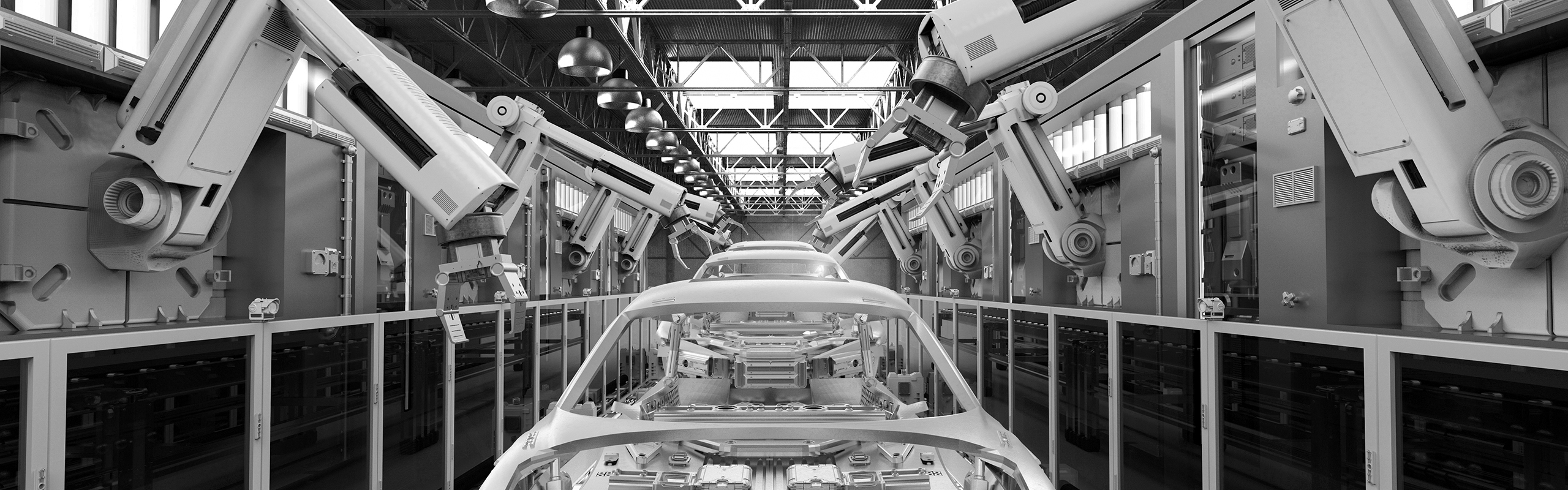Car manufacturing floor
