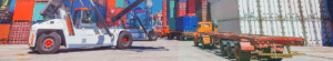 A fleet of trucks.