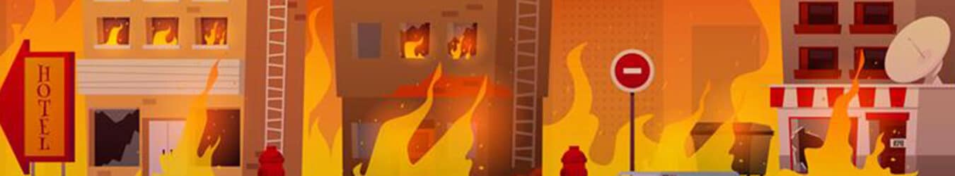 Fire outbreak at business