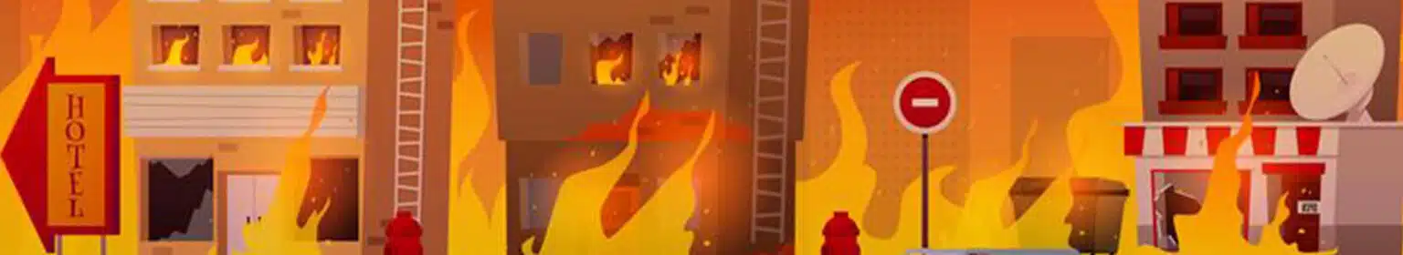 Fire outbreak at business