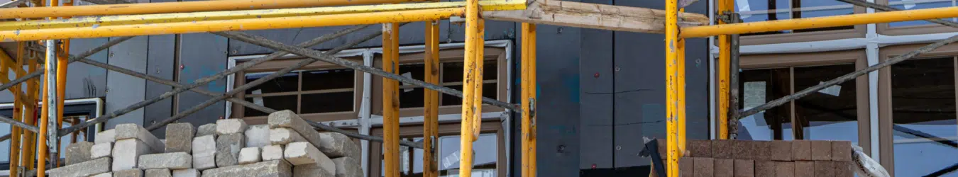 partially constructed homes