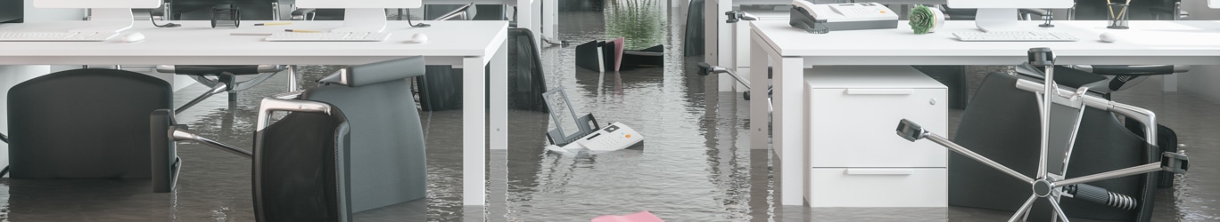 Modern Office Flooded