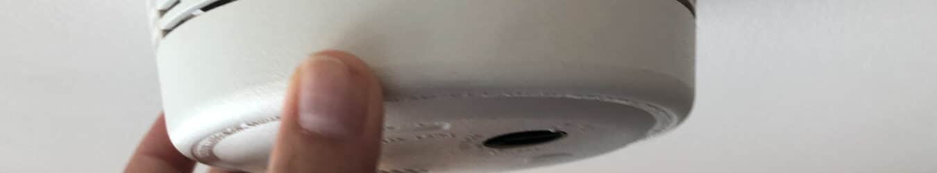 Changing fire alarm battery