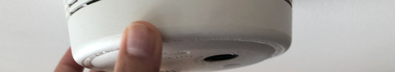 Changing fire alarm battery