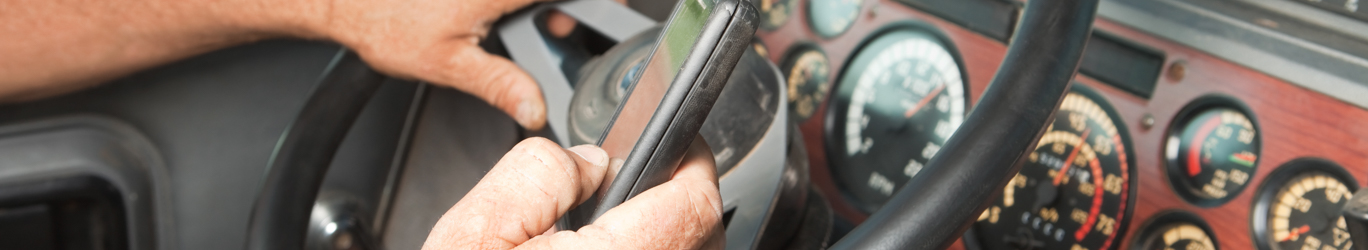 Distracting devices in a truck,