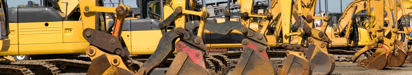 Row of Excavators